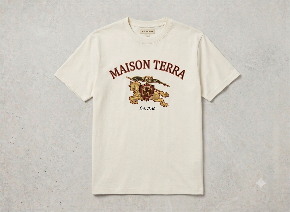 Maison Terra Heritage Equestrian Tee